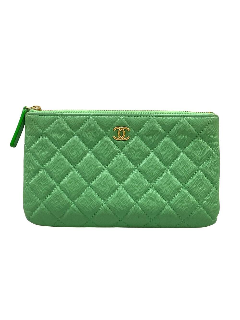 Chanel Matelasse Light Green Calfskin #292778C12B